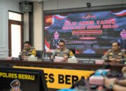 Rilis Akhir Tahun, Polres Berau Soroti Kamtibmas Sampai Sebaran Barang Haram Ini.