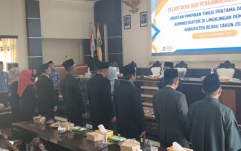 Delapan Jabatan Baru, Bupati:Kasih contoh Yang Baik Kepada Para Bawahan