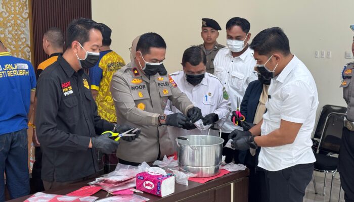 Delapan Perkara Narkotika di Februari 2026, Empat Kilogram Berhasil Polres Berau Tangani