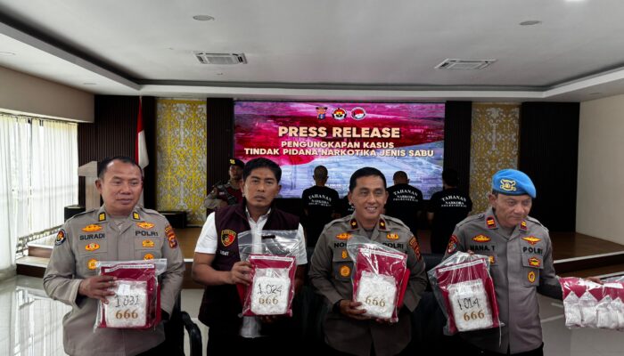 Polisi Sita 8,09 Kg Sabu di Berau, Diduga Dikendalikan Napi dari Dalam
