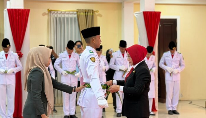Kukuhkan Paskibraka Berau 2026, Bupati Minta Laksanakan Tugas Dengan Penuh Tanggung Jawab