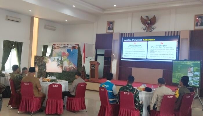 Gelar Sosialisasi Karhutla, TNI Tekankan Reaksi Cepat dan Pemetaan Wilayah Potensi