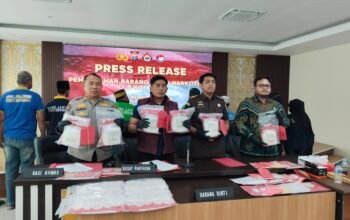 Polres Berau Musnahkan 8,03 Kilogram Sabu, Ungkap Jaringan Pengendali dari Lapas