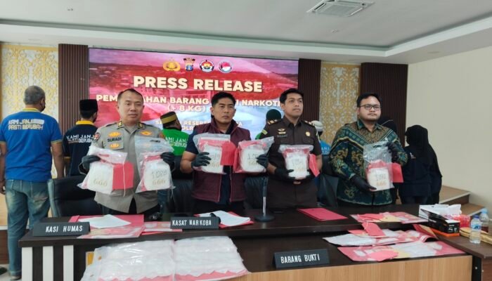 Polres Berau Musnahkan 8,03 Kilogram Sabu, Ungkap Jaringan Pengendali dari Lapas