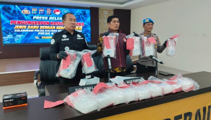 15 Kilogram Sabu Digagalkan di Berau, Polisi Buru Pengendali Pengiriman ke Samarinda